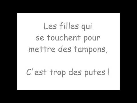 Toutes des putes - paroles - GiedRé