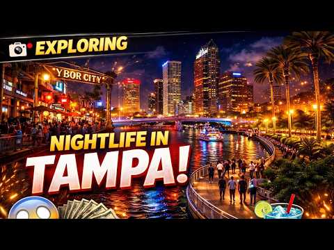 Is Tampa Underrated at Night? 🌙 Downtown Walk + JW Marriott Stay & Epic Burgers! | One World Vlogs