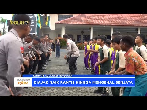 BRIMOB POLDA SULAWESI TENGGARA SAMBUT HANGAT KEDATANGAN ANAK-ANAK SDS KINGDOM ACADEMY