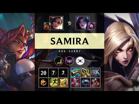 Samira ADC vs Kai'Sa - KR Master Patch 25.19