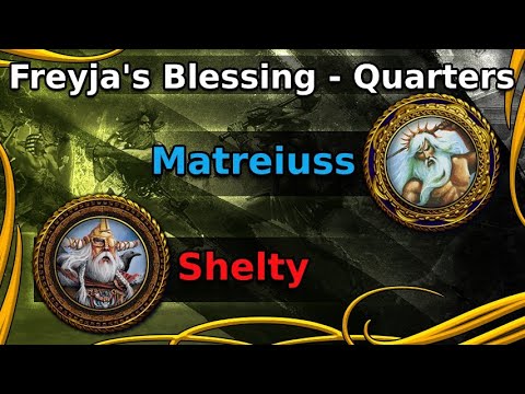 Age of Mythology: Matreiuss vs Shelty - Freyja's Blessing Tournament - Quarterfinals