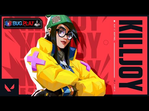 VALORANT  - TRAILER NOVO AGENTE KILLJOY E GAMEPLAY EM LIVE  - BUGPLAY