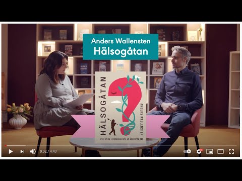 Anders Wallensten, aktuell med boken Hälsogåtan, intervjuas av Soraya Lavasani
