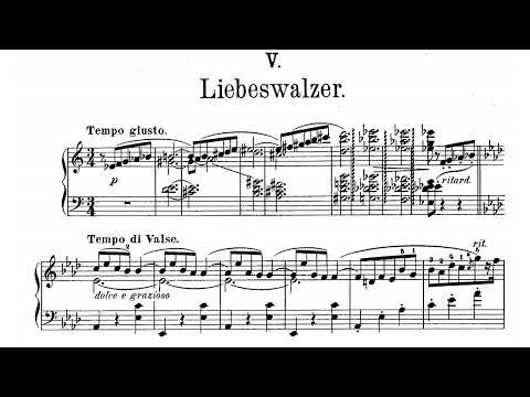 Moritz Moszkowski:  Liebeswalzer Op. 57 No. 5  - Hans Kann, 1968 - MHS 1862