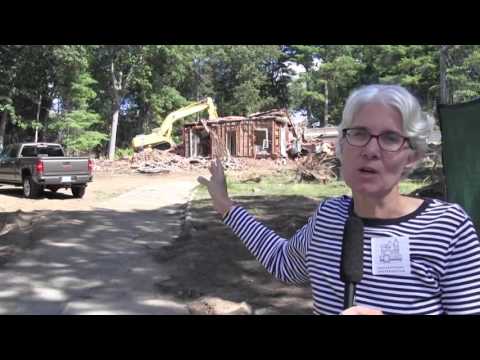 Demolition at 174 Valentine St., Newton, MA