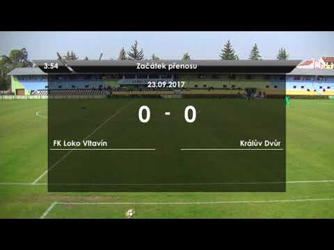 23. 9. 2017 FK Loko Vltavín - FK Králův Dvůr