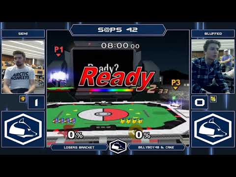 S@PS 42 Melee Singles - Semi (Young Link/Pikachu) vs Bluffed (Fox/Falco) - Losers Bracket