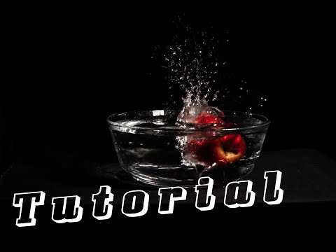 Water splash photography tutorial