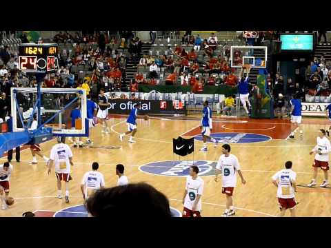 C.B. Granada vs R. Madrid (3/4/2011) Ruedas de calentamiento