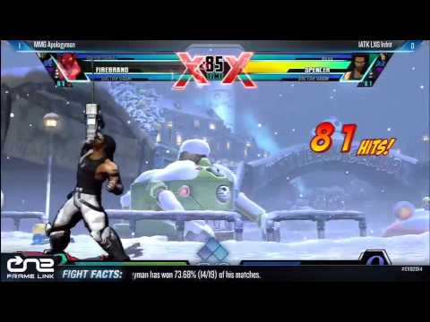 UMVC3 EVO 2014 Infrit vs  Apology Man HD