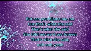That&#39;s What She Said - Backstreet Boys (Lyrics)