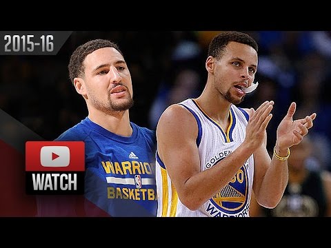 Stephen Curry & Klay Thompson Full Highlights vs Jazz (2015.12.23) - SPLASH BROS!