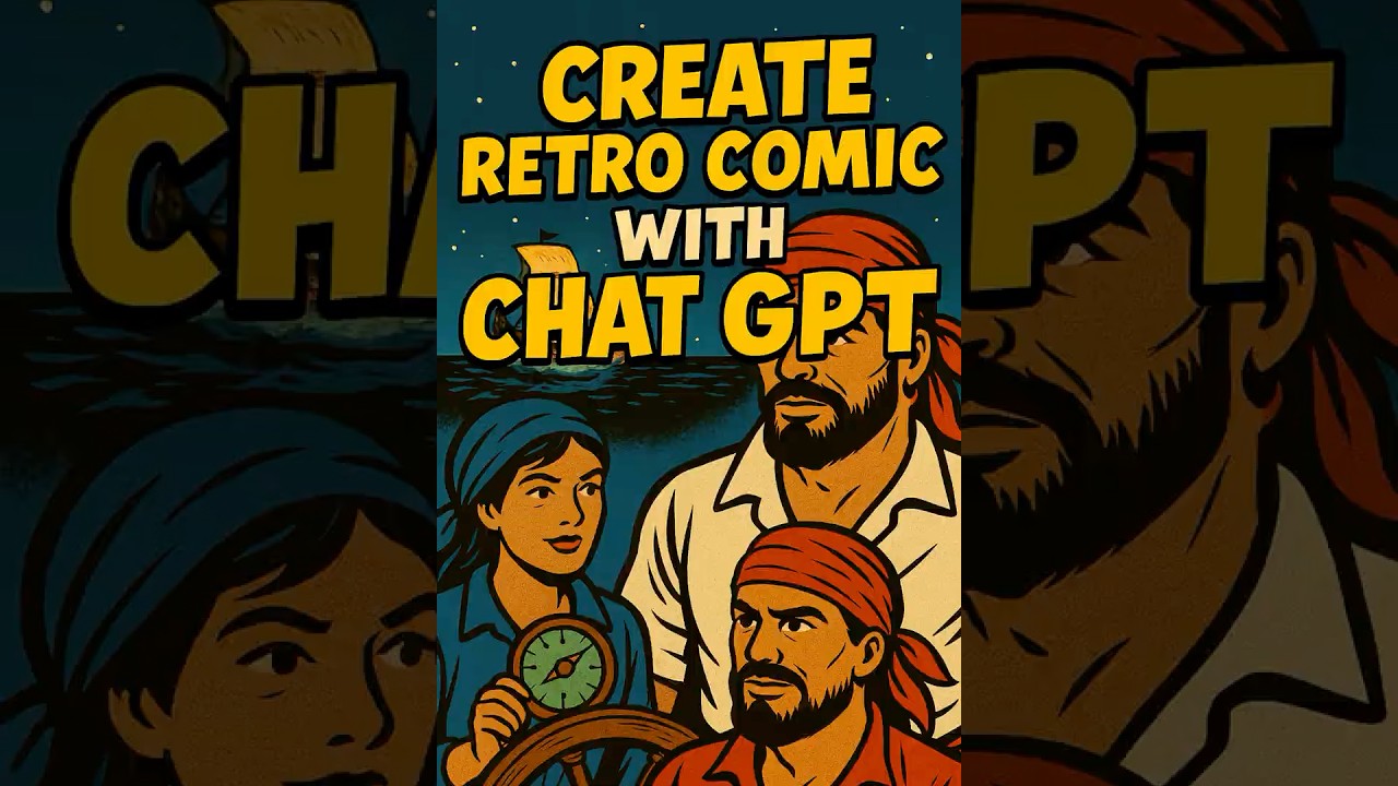 Make Your Own Retro Comic with ChatGPT!