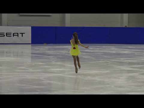 12. Santa Claus Cup 2018: Rosina Minkova (BUL) - FS Cubs Girlsd ISU 8 Free Skating