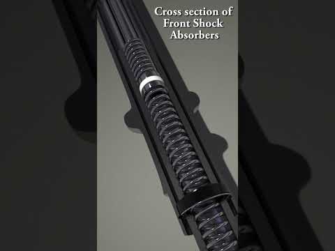 Front shock absorber sectioned