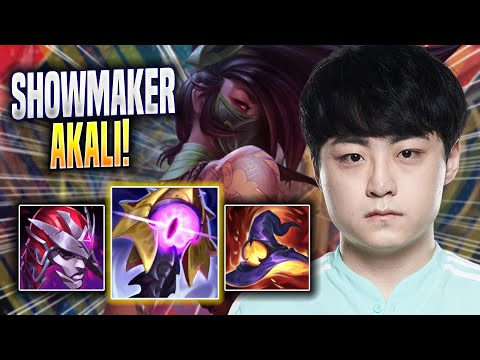 SHOWMAKER IS A GOD WITH AKALI! - DK ShowMaker Plays Akali MID vs Galio! | Season 2022