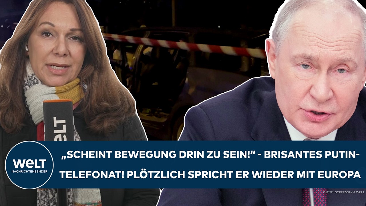 UKRAINE-KRIEG: "Da scheint ein bisschen Bewegung drin zu sein" - Brisantes Putin-Telefonat!