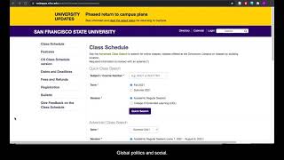 How To Register for SF State Studies