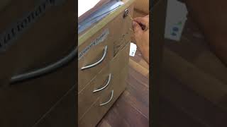 How to open drawer without key