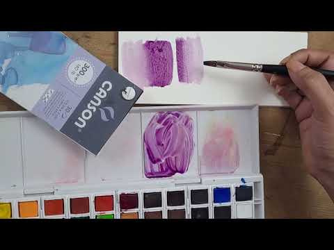 How to Mix Cobalt Voilet watercolor.
