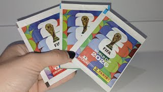 ABRINDO PACOTINHOS DE FIGURINHA DA COPA DO MUNDO 2026