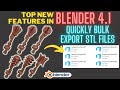 Boost Your Productivity Bulk Export STLs From Blender