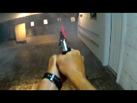 Shooting Ruger SP101 with Crimson Trace Laser Grips
