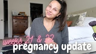 WEEKS 21 & 22 PREGNANCY UPDATE 🎀
