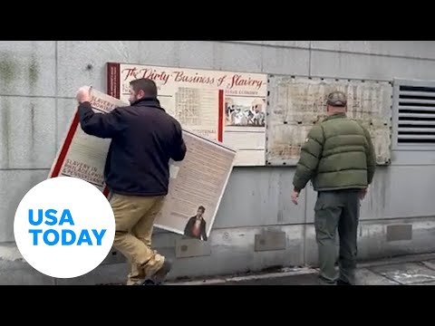 Philadelphia slavery exhibit dismantled by National Park Service
