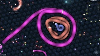 始めて3日のミミズゲームでランキング入りを目指す！slither.io【イシゲー実況】