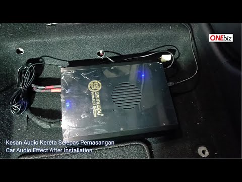 Proton Saga VVT 2022 upgraded car audio system with Sennuopu 4 in 8 RCA Out DSP Amplifier DX-680