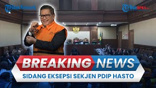 BREAKING NEWS: Sidang Eksepsi Sekjen PDIP Hasto, Eks Menteri hingga Eks Walkot Pakai Rompi Oranye