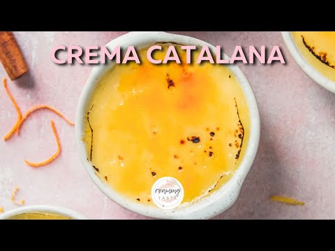 Crema Catalana | No bake dessert | Serves 4