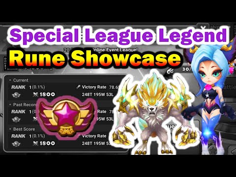 RTA SL Rank 1 Legend! Rune showcase, Win Rates and Final Matches - Summoners War