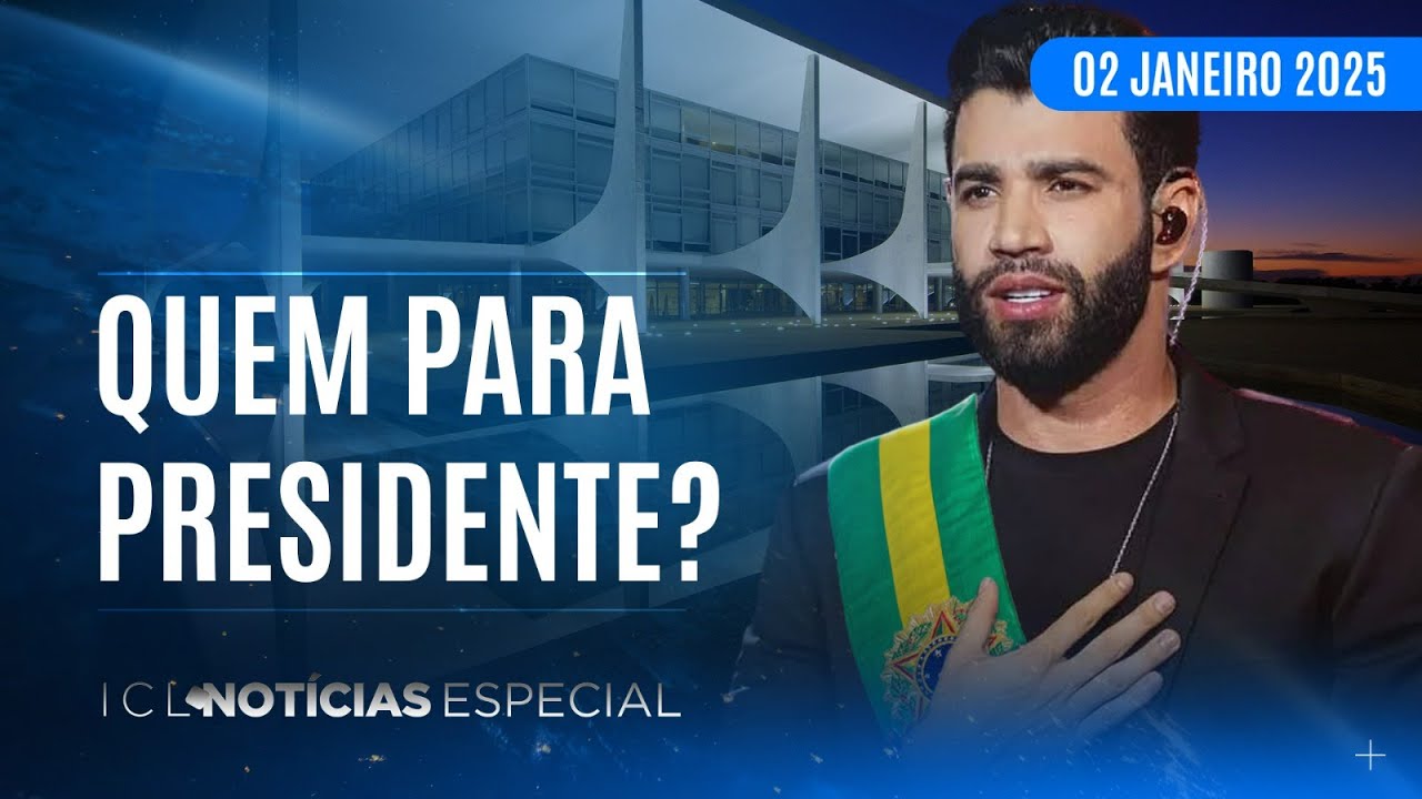 ICL NOTÍCIAS 2 - 02/01/25 - CANTOR SERTANEJO GUSTTAVO LIMA QUER SER PRESIDENTE DO BRASIL