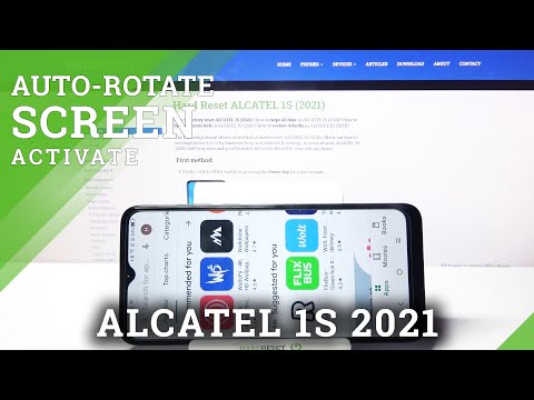 Disable Auto-Rotate Option - ALCATEL 1S 2021 & Screen Rotation