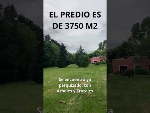 VENTA QUINTA CAPILLA DEL SEÑOR 3 AMB 3750M2 Barrio CHACRAS MARTIN FIERRO.REMAX 202