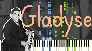 Thomas &quot;Fats&quot; Waller - Gladyse 1929 (Solo Jazz / Harlem Stride Piano Synthesia)