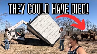 Historic Winds Wreck Our Ranch! Livestock Barn Overturned in Dangerous Storm! Did They Survive?