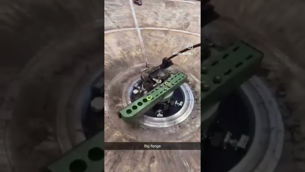 Alpha 30-80 in Action on a Big Flange! 🔧