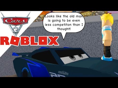 ROBLOX CARS 3 OBBY | SAVE McQUEEN! | RADIOJH GAMES & GAMER CHAD