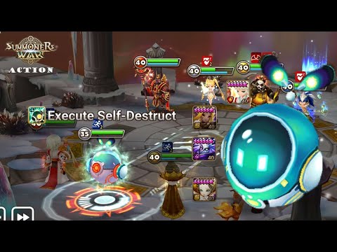 HAPPY NEW YEAR! EXECUTE SELF-DESTRUCT! LIGHT ROBO-E65 TEAM | RTA | Highlights - Summoners War