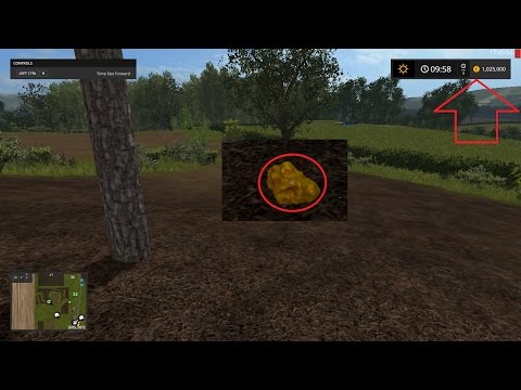 farm simulator 17 time-lapes | drumard farm | finding gold nuggets and animal work | ep 1