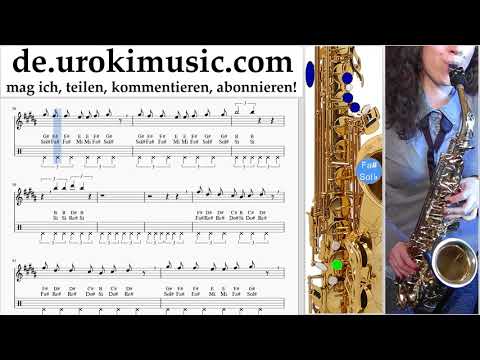 Saxophonunterricht (Alt) Imagine Dragons - Next To Me Noten Lernen um-ih995