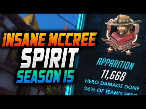 Carry McCree by - Spirit! [ OVERWATCH SEASON 15 TOP 500 ]