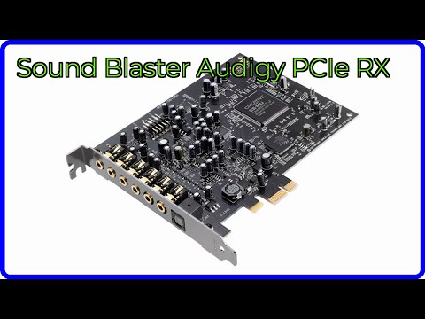 REVIEW (2025): Sound Blaster Audigy PCIe RX. ESSENTIAL details.