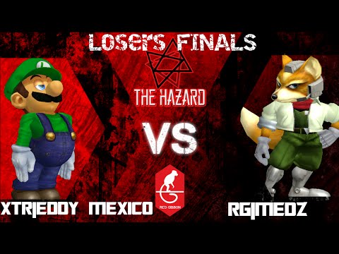 The Hazard 2016 - SSBM Losers Finals - XTR | Eddy Mexico vs RG | Medz