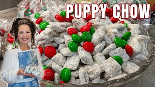 EASY CHRISTMAS PUPPY CHOW RECIPE | THE PERFECT HOLIDAY SNACK! READY IN MINUTES!