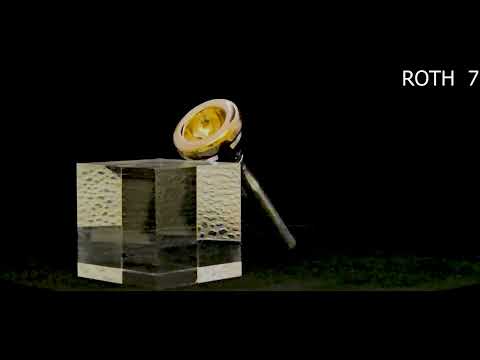 ROTH 7 cornet mouthpiece, silver and gold 24K plated image 7