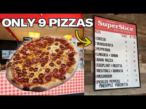 How This Pizza Shop Survives 100,000 Tourists With Just 9 Pizzas on the Menu